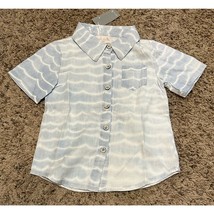 Miki Miette Jerry Button Up Key West Blue Size 18 months New with tags - $14.85