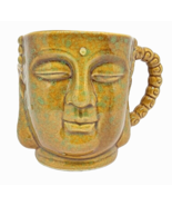 Ceramic Coffee Cup BUDDHA 3D Raised Relief - £11.87 GBP