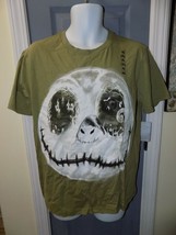 Disney Jack Skellington Nightmare Before Christmas Army Green T-Shirt Size M NEW - £16.92 GBP