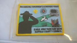 SUFFOLK COUNTY COUNCIL 2000 EAGLE DAY POCKET PATCH - £10.37 GBP