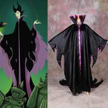 Maleficent Costume, Maleficent Black Outfit Cosplay Costume - $136.00