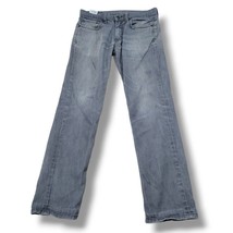 Levi&#39;s Jeans Size 32 W32&quot;xL30&quot; Levi&#39;s 511 Jeans Slim Fit Straight Leg Jeans Gray - £22.85 GBP