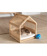 Savino Natural Brown Rattan Pet Bed - €78,79 EUR