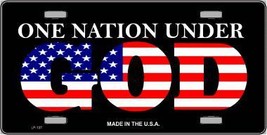 One Nation Under God Metal Novelty License Plate LP-137 - £15.23 GBP