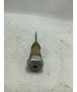 Goodell ICE PICK or SCRATCH AWL Wood Handle Tool w/ Hex Metal Cap Marked... - $10.99