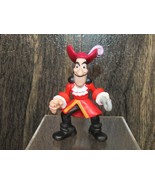 Vintage 1990&#39;s Mattel Disney Captain Hook 3&quot; Mini Figure Peter Pan Villain - £7.00 GBP