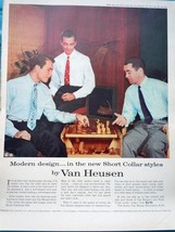 Modern Design Short Collar Styles by Van Heusen Print Advertisement Art ... - $8.99
