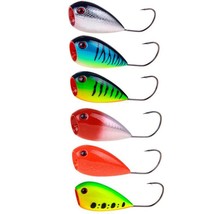 6 Pieces Croatian egg Popper Bumble Fishing Lures 8cm 13g Topwater Floating Weed - £54.68 GBP