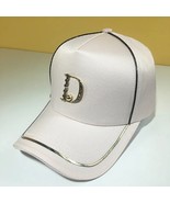 Letter D Standard Cap Women&#39;s Casual Sunscreen Hat Shows The Face Of The... - £15.33 GBP