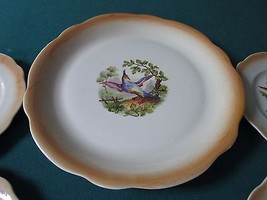 Zsolnay Hungary 1900s Platter And 5 Bird Plates Signed By Artist Rare!! [Zs] - £271.85 GBP