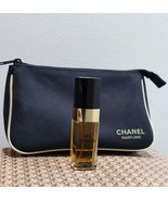  Chanel No 5 Eau De Toilette Spray&amp; Cosmetic Bag Pouch Perfume 1.2 Oz  F... - $95.70 CAD