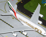Emirates Airbus A380 A6-EVG 50th Gemini Jets G2UAE1056 Scale 1:200 - $153.56