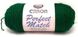 Caron Perfect Match No Dye Lot Yarn Green 7715 4ply 100% Acrylic - £8.69 GBP
