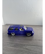 2002 Cadillac Escalade Dub City by Jada 1/24 Scale Diecast Blue SUV Mode... - $21.14