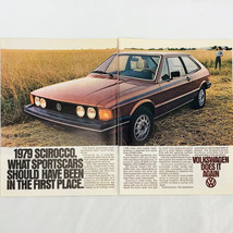 1979 Magazine Print Ad Volkswagen Scirocco What Sports Cars Should Have Been  - £5.20 GBP