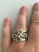Paparazzi Ring (one size fits most) (new) MORE OR FLAWLESS GREEN - $7.61