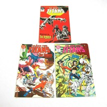 Lot of 3 Vintage 1986 The New Teen Titans DC Comics: Oct #24, Nov #25, Dec #26 - £11.76 GBP