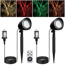 Halloween Spotlight Outdoor, Remote Control Led Spotlights With Timer, Landscape - £52.88 GBP