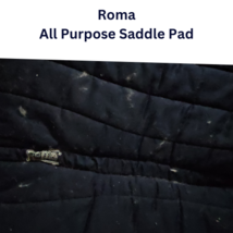 Roma Weatherbeeta Softie Reversible All Purpose Pad Green Navy Horse Size USED  image 4