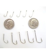 160 Pieces Assorted Size Fishing Hooks Silver Carbon Eye End with Cases - $54.80 MXN