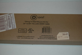 ONN Tilting TV Wall Mount Kit 24-48 Inch TVS With HDMI Cable  NIB New - £22.77 GBP