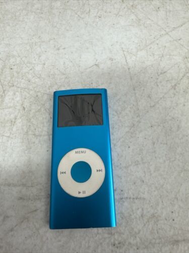 Apple A1199 iPod Nano 2nd Generation 4GB MP3 Player In Blue- PARTS - $11.88