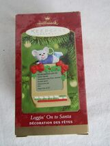 HALLMARK KEEPSAKE ORNAMENT 2000 &quot;LOGGIN&#39; ON TO SANTA&quot; RGH04 - $10.58 CAD
