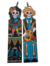 Day Of The Dead Set 23&quot; x 6&quot; Tall Hanging Wall Decor New With Tags 2 in lot - £10.25 GBP