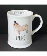 Juliana Swaney for Fringe Studio Pug Best Dog 12 oz. Stoneware Coffee Mu... - $15.27