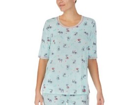Cuddl Duds Womens Printed Pajama Top Only,1-Piece Size Large Color Blnovel - £39.34 GBP