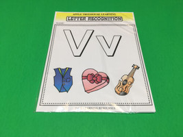 Letter  Vv -  Apple Treehouse Worksheets - Preschool Teaching supplies  20pgs - £10.65 GBP