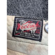 Rare VTG 30s/40s Woolrich Gray/Black Herringbone Tweed Button Fly Pants ... - $117.76