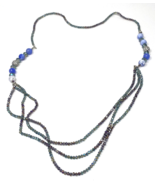Chico's Multi-Tone Blue Long Beaded Necklace - €9,79 EUR Chico's Multi-Tone Blue Long Beaded Necklace - €9,79 EUR