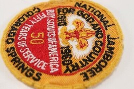 Vintage 1960 National Jamboree 50 Years Twill Boy Scouts America BSA Camp Patch - £9.34 GBP