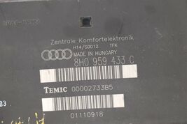 Audi A4 S4 Convertible Comfort Convenience Control Module Ccm 8h0959433C image 2