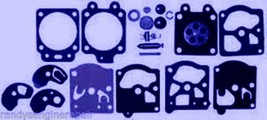 Genuine Poulan 530035161 Carburetor Repair Rebuild Overhaul Kit OEM New ... - $19.98
