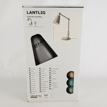 Ikea Lantlig Childrens Room Table Lamp LED Light New 13&quot; Birch Wood - $32.57