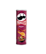 10 X Cans of Pringles BBQ Steak Flavored Chips 110g Each - Limited Time! - £45.50 GBP