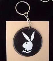 PLAYBOY BUNNY KEYCHAIN -Funky Vintage Retro Charm Funky Jewelry - $4.97