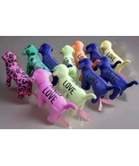 Victoria&quot;s Secret Pink Dog Velveteen Green Blue Pattern Designs 11pc Lot - $203.10 CAD