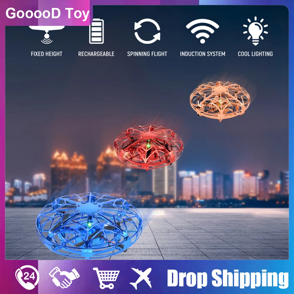 Flying Ball Ufo Mini Ufo Rc Drone Helicopter Aircraft Toy Quadcopter Infrar - £22.77 GBP