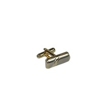 Men J.Valintin Cufflinks by Vitorofolo for French Cuff Shirt V29-44 Silver Gold image 4