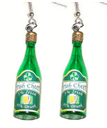 5%IRISH 95%DRUNK FUNKY EARRINGS-Whiskey Beer Bar Novelty Jewelry - £7.09 GBP