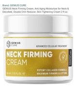 GENIUS Neck Firming Cream Anti Aging Moisturizer Skin Tightening Lifting 2 - $16.71