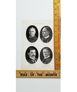 Notable St. Louis Men of 1900 Photos RAILROAD MEN Wabash SL&amp;SF MK&amp;T Pryo... - £7.07 GBP