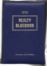 Book 1979 Realty Blue Book (Rare) American History Vintage Real Estate Reference - £55.05 GBP