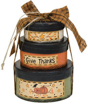 GM3775 - Fall s/3 Nesting Boxes Paper Mache&#39; - £3.95 GBP