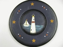  RPM-6 Lighthouse wood Plate  - £6.28 GBP