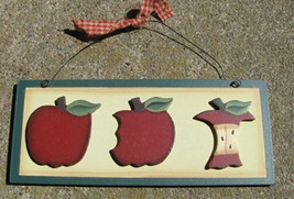 Wooden Apple Plaque 281-Apple Plaque - £1.96 GBP