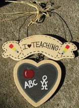 Teacher Gifts  1133 - I Love Teaching Heart - £1.53 GBP